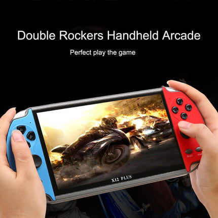 20000+ Retro Games 7 inch Handheld Game Consoles Portable Games Console X12 Plus.