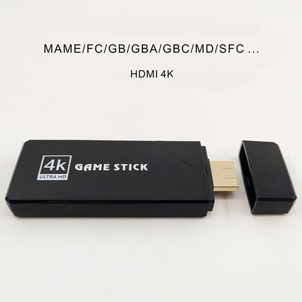 64G 15000+ Retro Classic Video Game Console Stick+2 Wireless Controller HDMI TV.