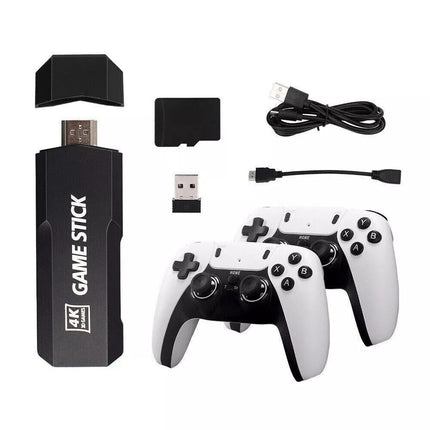 60000+ TV Video Game Stick Retro Gaming Console w/ 2 Wireless Controller 4K HDMI.