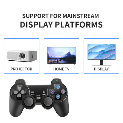 64G 4K 10000+ Retro Games Stick TV Video Game Console HDMI 2 Wireless Controller.