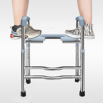 Upgrade 64-74cm Raised Toilet Seat Riser w/ Arms For Elderly Handicap Bathroom.