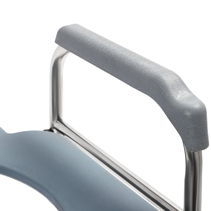 Upgrade 64-74cm Raised Toilet Seat Riser w/ Arms For Elderly Handicap Bathroom.