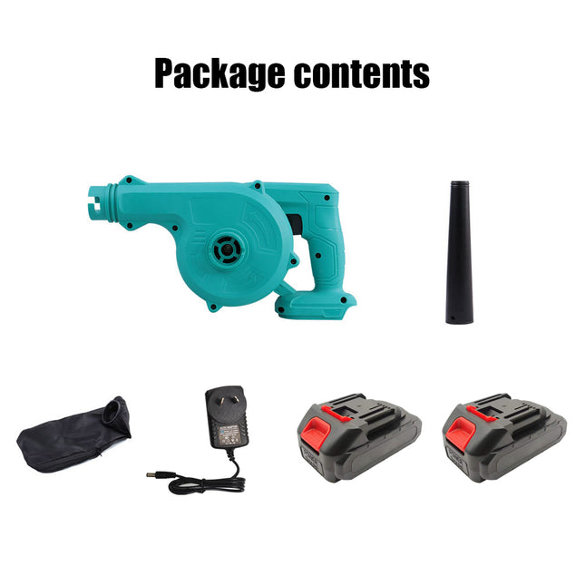 2-in-1 Cordless Electric Leaf Blower Dust Suction Vacuum Cleaner With 2 Battery.