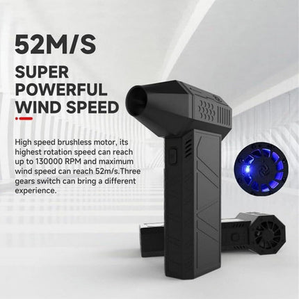 130000 RPM Powered  Mini Jet Fan Dry Fan Mini Blower Turbo Fan Multifunctional.