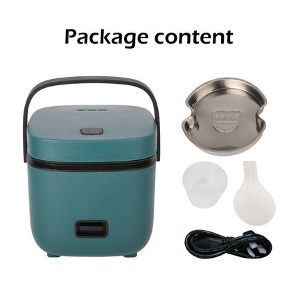 1.2L Mini Rice Cooker Travel Small Non-stick Pot For Cooking Soup Rice Stews.