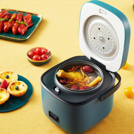 1.2L Mini Rice Cooker Travel Small Non-stick Pot For Cooking Soup Rice Stews.