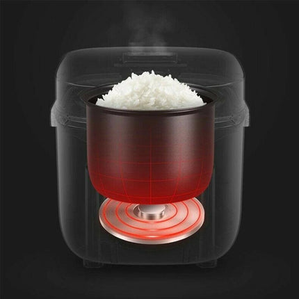 1.2L Portable Electric Rice Cooker Mini Small 3 Cups For 1-2 Person Kitchen Home.