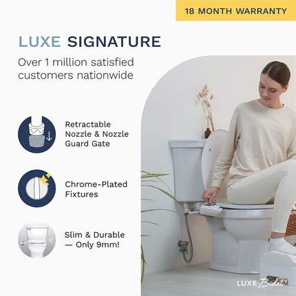 Toilet Bidet Seat Spray Hygiene Water Wash Clean Sanitation Bathroom Attachment.