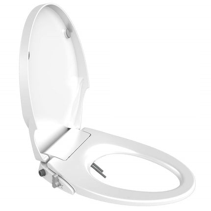 Non Electric Bidet Toilet Seat O Cover Bathroom Dual Nozzle Spray Water Wash.