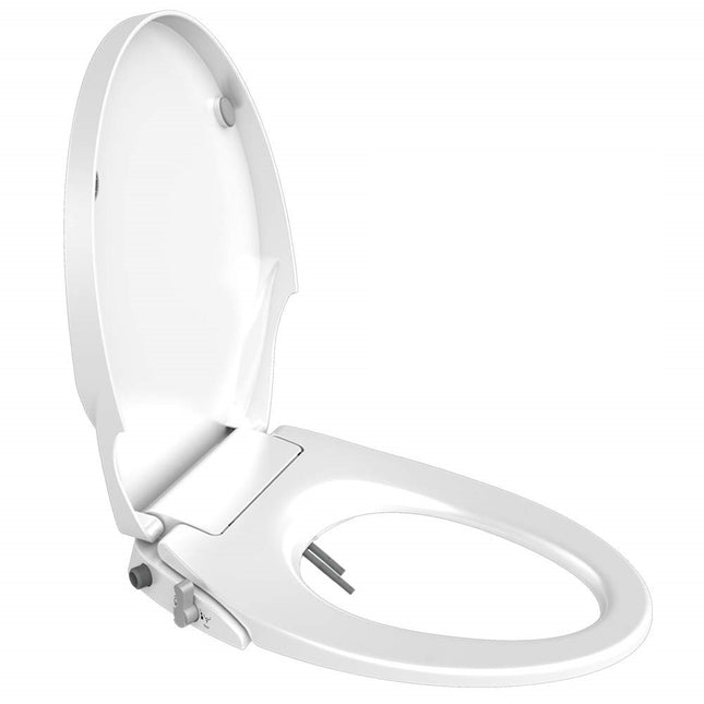 Non Electric Bidet Toilet Seat O Cover Bathroom Dual Nozzle Spray Water Wash.