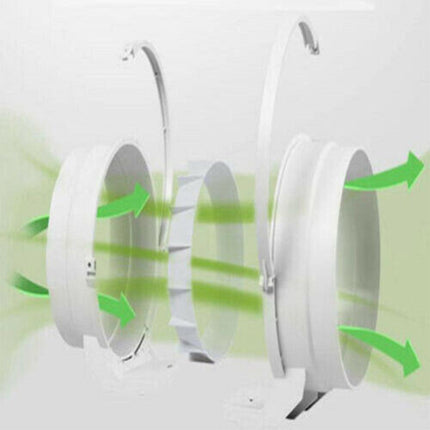 6'' Extractor Fan Duct Hydroponic Inline Exhaust Vent Industrial.