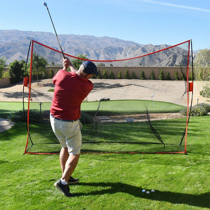 3M Huge Golf Practice Net Portable Hitting Swing Training Net Outdoor +Carry Bag.
