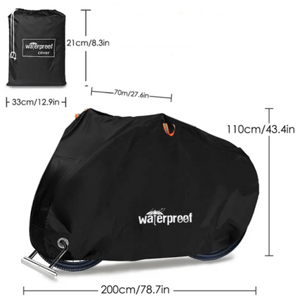 Heavy Duty Waterproof Bicycle Bike Cover Cycle Outdoor UV Protection.