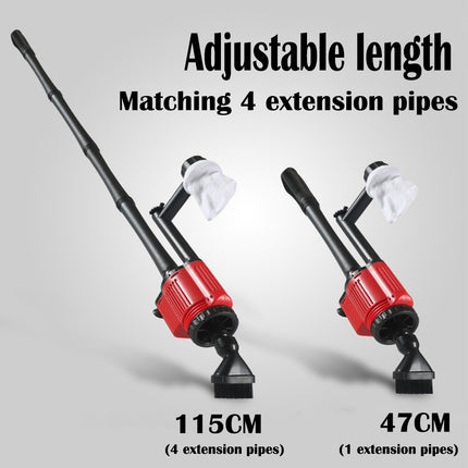Aquarium Electric Siphon Pump Vacuum Cleaner Fish Tank Clean Water Change Gravel.