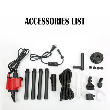 Aquarium Electric Siphon Pump Vacuum Cleaner Fish Tank Clean Water Change Gravel.