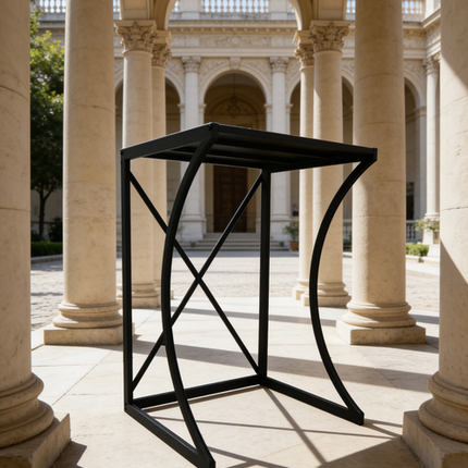 ORIGINAL Dryer Stand Maxi: Portable Dryer Rack Heavy Duty Steel Capacity Black for Washer/Dryer/Mini Fridge.