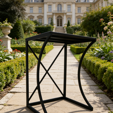 ORIGINAL Dryer Stand Maxi: Portable Dryer Rack Heavy Duty Steel Capacity Black for Washer/Dryer/Mini Fridge.