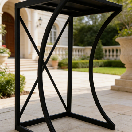 ORIGINAL Dryer Stand Maxi: Portable Dryer Rack Heavy Duty Steel Capacity Black for Washer/Dryer/Mini Fridge.