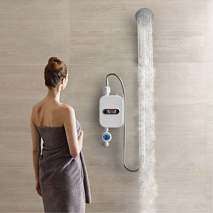 Mini Electric Instant Tankless Hot Water Heater Under Sink Shower Water System.