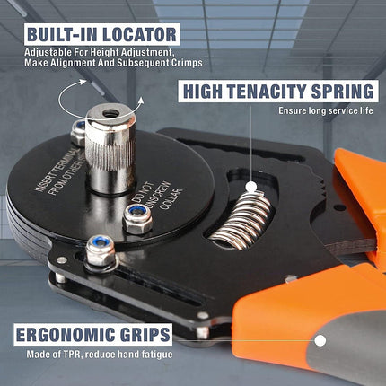 DT20 Crimper 4 Way Indent,8 Impression iCrimp Closed Barrel Type Deutsch Crimper.