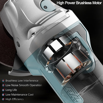 125mm Brushless Angle Grinder Cutting Machine Polisher For Makita 18V Battery.