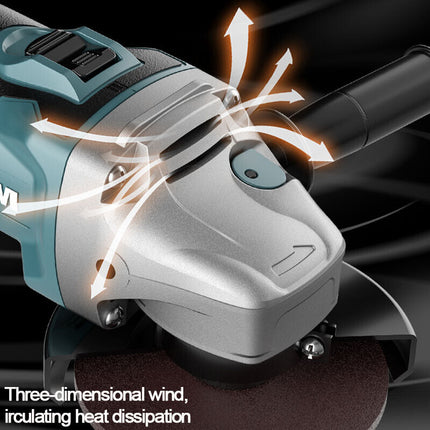 125mm Brushless Angle Grinder Cutting Machine Polisher For Makita 18V Battery.