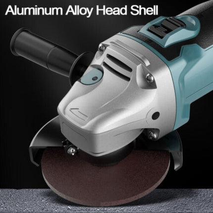 Brushless Cordless Angle Grinder With 2x Li-ion Battery Charger 125mm Combo Kit.