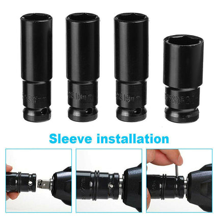 Cordless Electric Impact Wrench Brushless Rattle Gun 1/2" Driver +Large Battery.
