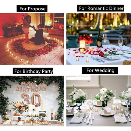 24PCS Flameless LED Tea Light Tealight Candle Wedding Decoration.