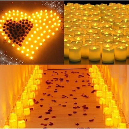48PCS Flameless LED Tea Light Tealight Candle Wedding Decoration.