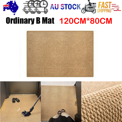 Ordinary Entrance Door Carpet 120x80cm Sole Cleaning Mats Sand and Dust Removal Washable.