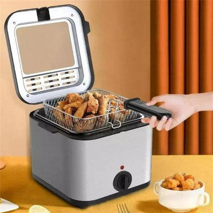 Electric Deep Fryer 2.5L French Frie Machine Oil Hot Pot Fried Chicken Grill.