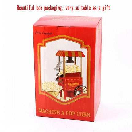 Electric Home Popcorn Machine Classic Car Corn Popper Maker For Kid Gift.