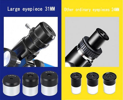 Pro Astronomical Telescope 114mm Aperture 875X Zoom HD High Resolution.