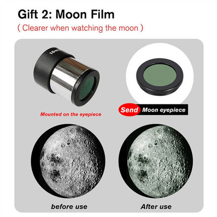 Pro Astronomical Telescope 114mm Aperture 875X Zoom HD High Resolution.