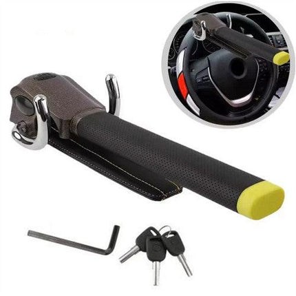 Car Steering Wheel Anti-theft Lock Foldable Anti-theft Security Car T-Lock.