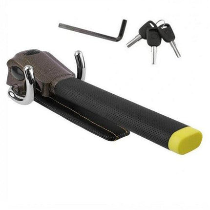 Car Steering Wheel Anti-theft Lock Foldable Anti-theft Security Car T-Lock.