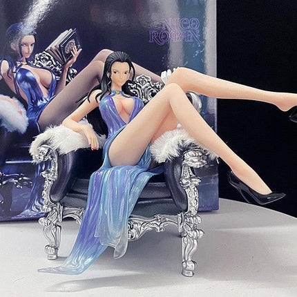 ONE PIECE Sofa Nico·Robin Figures Nico·Robin Sitting Dress Model Statue Boxed.