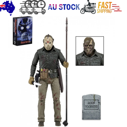 Friday The 13th Part VI Jason Lives Voorhees Action Figure Model 18cm.
