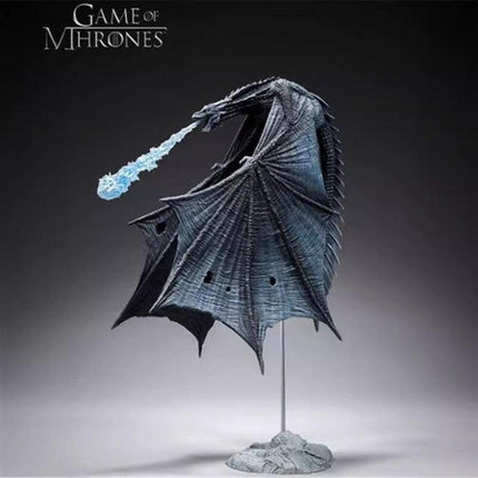 GAME OF THRONES Viserion Ice Dragon Action Figure Statue PVC Toys Boxed Gift.