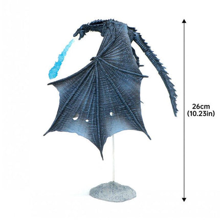 GAME OF THRONES Viserion Ice Dragon Action Figure Statue PVC Toys Boxed Gift.