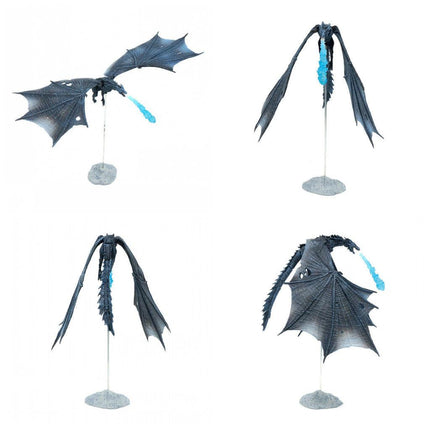 GAME OF THRONES Viserion Ice Dragon Action Figure Statue PVC Toys Boxed Gift.