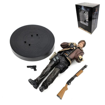 Resident Evil Leon Scott Kennedy Figure Game Model Statue Toy 33cm.