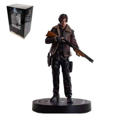 Resident Evil Leon Scott Kennedy Figure Game Model Statue Toy 33cm.