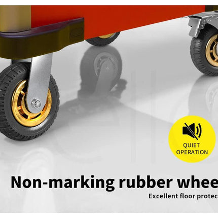 4X 6" / 150mm Heavy Duty Swivel Caster Wheels Castor 1000KG Load,2 with Brakes.