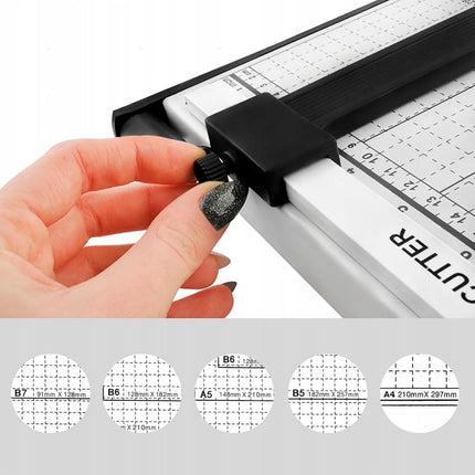 Professional Heavy Duty A4 To B7 Paper Cutter Guillotine Trimmer Home Office.