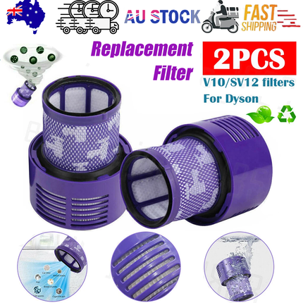 Replacement Filter for Dyson V10 Absolute, V10 Animal, SV12 Detect Vacuum Hepa.
