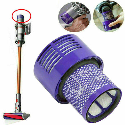 Replacement Filter for Dyson V10 Absolute, V10 Animal, SV12 Detect Vacuum Hepa.