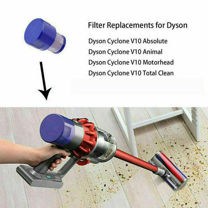 Replacement Filter for Dyson V10 Absolute, V10 Animal, SV12 Detect Vacuum Hepa.
