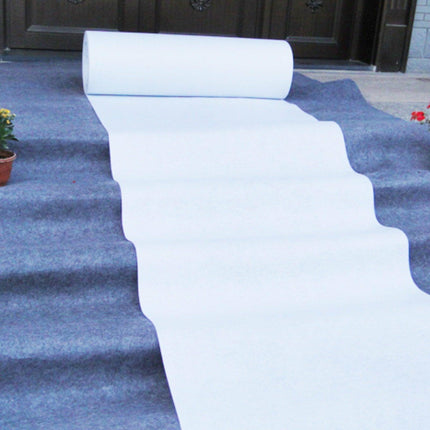 10X1.2M White Carpet Aisle Runner Wedding Party Event Decoration Mats Rugs.
